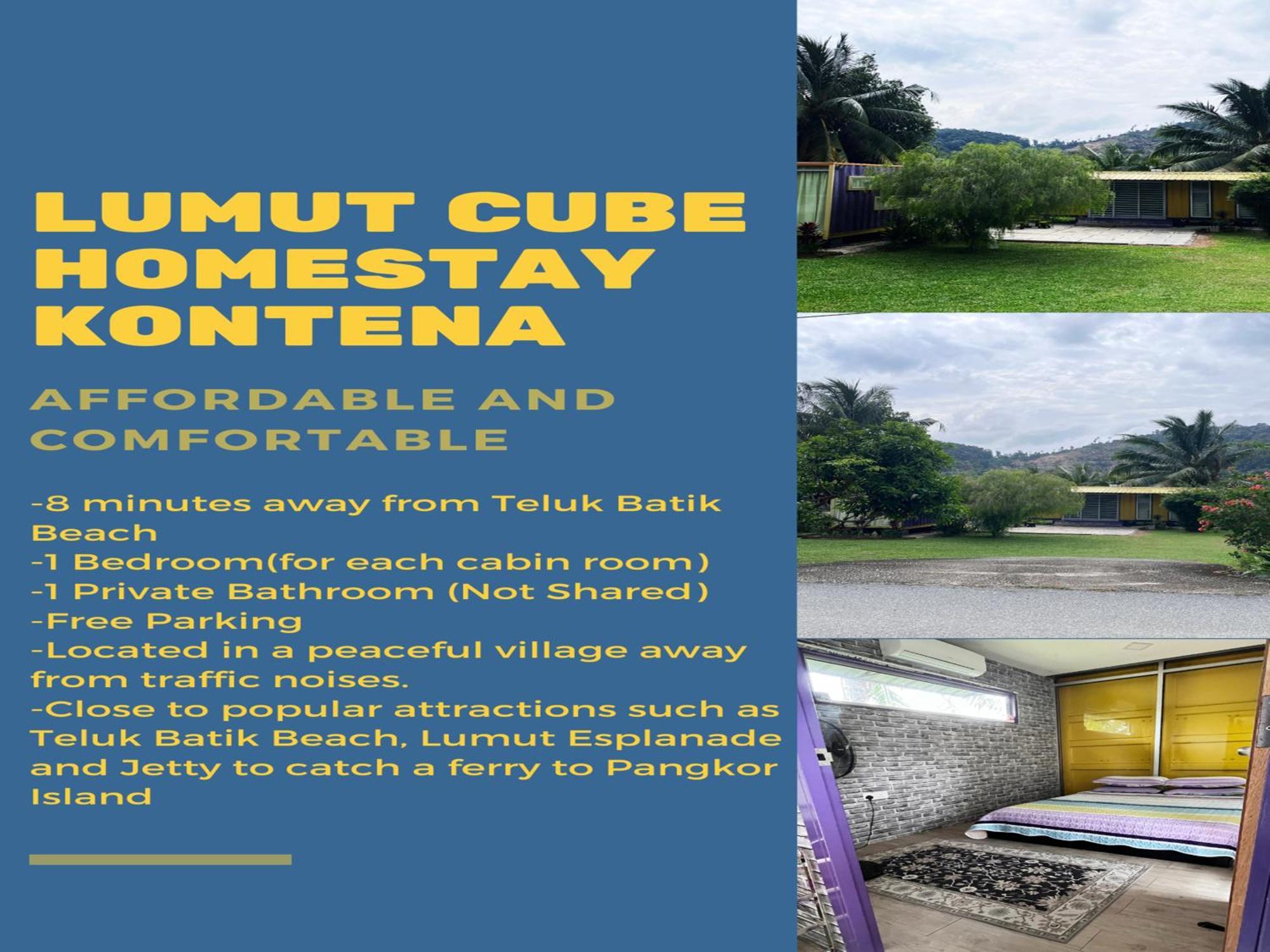Purple Cube At Lumut Cube Homestay Kontena מראה חיצוני תמונה